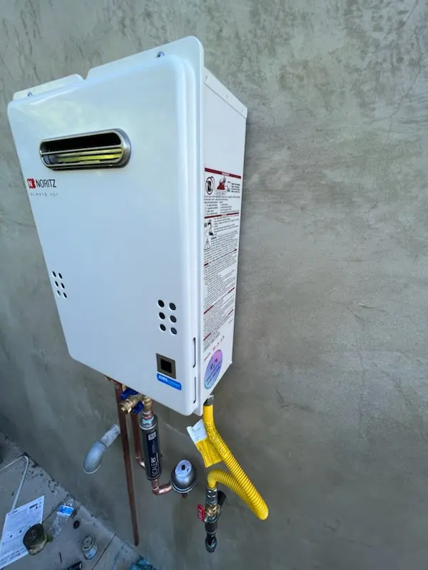 Tankless water heater installation for Southern Orchards homes